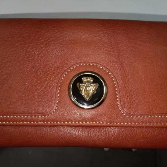Vintage Gucci NightCrest Wallet,‎ Brown - Picture 1 of 6